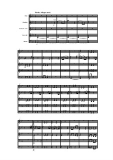 Woodwind Quintet in G Minor, Op.91 No.4: Movimento IV by Anton Reicha