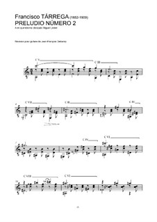 Preludes: introdução No.2 by Francisco Tárrega