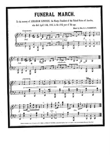 Funeral March: Marcha funebre by Mrs. Effie A. Parkhurst