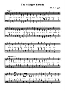 The Manger Throne: The Manger Throne by Charles H. Steggall