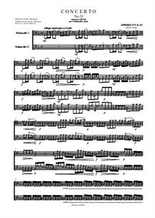 Concerto for Two Cellos and Strings in G Minor, RV 531: parte Solo by Antonio Vivaldi