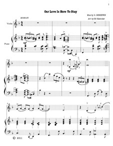 Instrumental version: para violino by George Gershwin