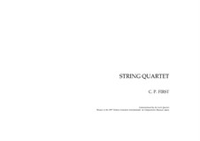 String Quartet: Quarteto de cordas by C. P. First