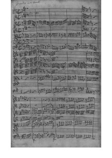 Concerto grosso in E Flat Major, Fwv L: Es 1: partitura completa by Johann Friedrich Fasch