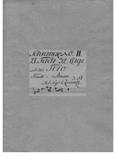 Trio Sonata for Two Flutes and Basso Continuo in A Minor, QV 2:40: Trio Sonata for Two Flutes and Basso Continuo in A Minor by Johann Joachim Quantz