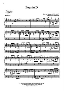 Fuga & Fughetta in D: Fuga & Fughetta in D by Charles Zeuner