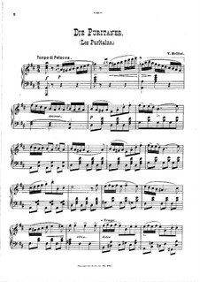 I puritani (The Puritans): fantasia para piano by Vincenzo Bellini