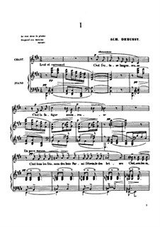 Ariettes oubliées, L.60: set completo by Claude Debussy