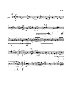 Movement to Movement for cello solo, 1st movement: Movement to Movement for cello solo, 1st movement by Na Wu
