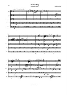 Thalia's Rag: For wind quintet by David W Solomons