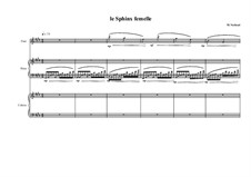 Musique inspirée par les dames de Relatieplanet: No.2: Trio No.6 for Flute, Harp and Celeste, MVWV 635 by Maurice Verheul