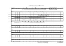 Musique inspirée par les dames de Relatieplanet: No.13. Ensemble work for Flute, Cello 2, Double Bass 3, Piano, Organ, Celeste and Bass Drum, MVWV 649 by Maurice Verheul