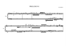 Prelude No.1 for piano, MVWV 81: Prelude No.1 for piano by Maurice Verheul