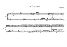 Prelude No.5 for piano, MVWV 85: Prelude No.5 for piano by Maurice Verheul