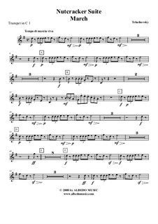 Complete Movements: Trumpete em C 1 (parte transposta) by Pyotr Tchaikovsky