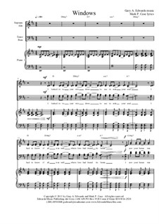 Windows: para coro misto by Gary Edwards