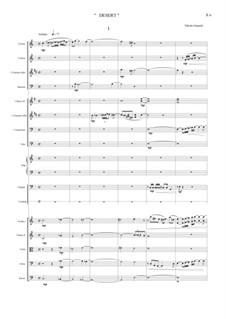 Desert, Op.34: ato I by Nikolas Giamalis