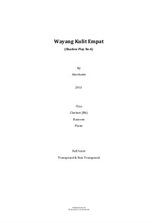 Wayang Kulit Empat: Wayang Kulit Empat by Azizol Ainolnaim