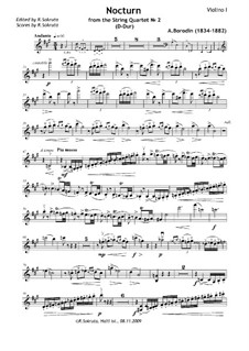 String Quartet No.2 in D Major: movimento III by Alexander Borodin