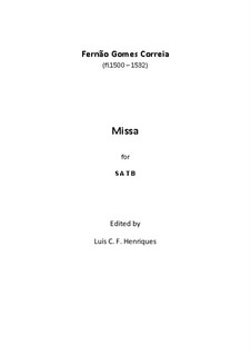 Missa: Missa by Fernão Gomes Correia