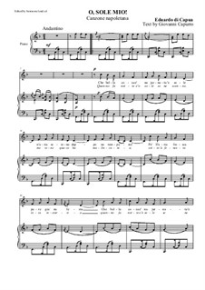 O Sole Mio: F Maior by Eduardo di Capua