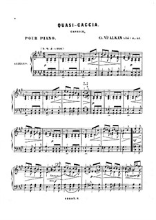 Quasi-caccia (Caprice for Piano), Op.53: Quasi-caccia (Caprice for Piano) by Charles-Valentin Alkan