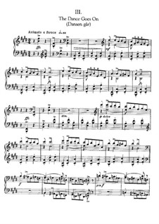 Three Piano Pieces: No.3 The Dance Goes On by Edvard Grieg