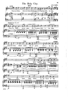The Holy City, Op.36: These Are They, Which Came out of Great Tribulation by Alfred Robert Gaul