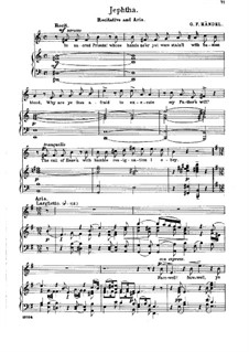 Jephtha, HWV 70: Farewell, ye limpid springs and floods by Georg Friedrich Händel