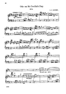 Ode for St. Cecilia's Day, HWV 76: The Soft Complaining Flute by Georg Friedrich Händel