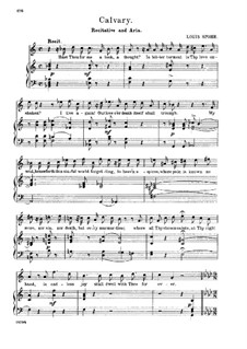 Calvary: Recitative and Aria 'When This Scene of Trouble Closes' by Louis Spohr