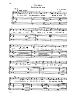 Joshua, HWV 64: But Who Is This?, for voice and piano by Georg Friedrich Händel