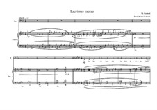 Song for Bass and piano No.12 on a poem of Daniel Lesueur, MVWV 194: Song for Bass and piano No.12 on a poem of Daniel Lesueur by Maurice Verheul