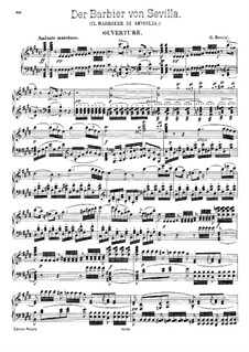Overture: Para Piano by Gioacchino Rossini