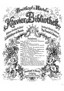 Variations on a Hungarian Folk Song, Op.23: Variations on a Hungarian Folk Song by Gyula Beliczay