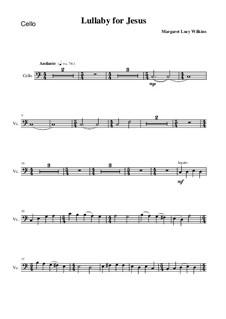 Lullaby for Jesus: parte violoncelo by Margaret Lucy Wilkins