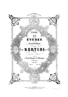 Twenty-Five Character Etudes, Op.66: set completo by Henri Jérôme Bertini