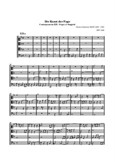 No.11-19: No.19 (Unfinished) by Johann Sebastian Bach
