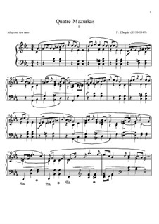 Mazurkas, Op.30: No 1 em C menor by Frédéric Chopin