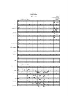 Kol Nidrei, Op.47: partitura completa by Max Bruch
