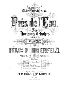 Près de l'eau. Six Pieces, Op.38: set completo by Felix Blumenfeld