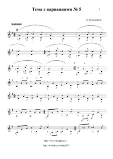 Тема с вариациями No.5: Тема с вариациями No.5 by Oleg Lukyanchikov