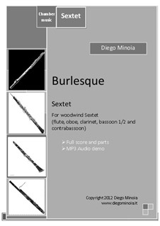 Burlesque: For woodwind sextet by Diego Minoia