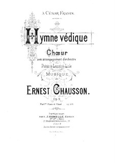 Hymne védique, Op.9: Hymne védique by Ernest Chausson