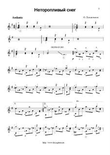 Неторопливый снег: Неторопливый снег by Oleg Lukyanchikov