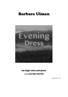 Evening Dress: Evening Dress by Barbara Ulman