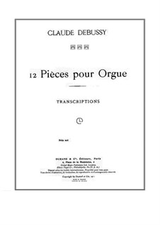 Twelve Pieces: Twelve Pieces by Claude Debussy
