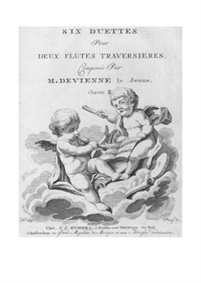 Six Duos for Two Flutes, Op.2: Six Duos for Two Flutes by François Devienne