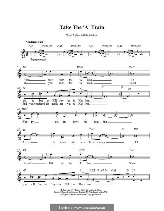 Take the 'A' Train (Duke Ellington) por B. Strayhorn em músicaNeo