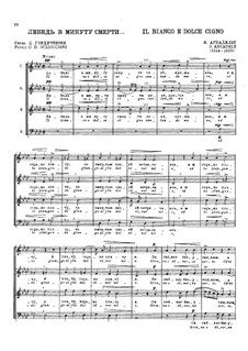 Il bianco e dolce cigno: partituras de vocais by Jacques Arcadelt